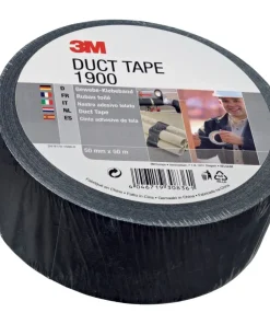 3M Economy Duct Tape 1900 Zwart 50 mm x 50 m