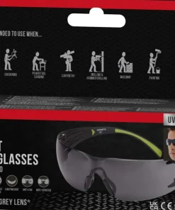 3M Veiligheidsbril SF400GC1 PC (Polycarbonaat)-lens Grijs